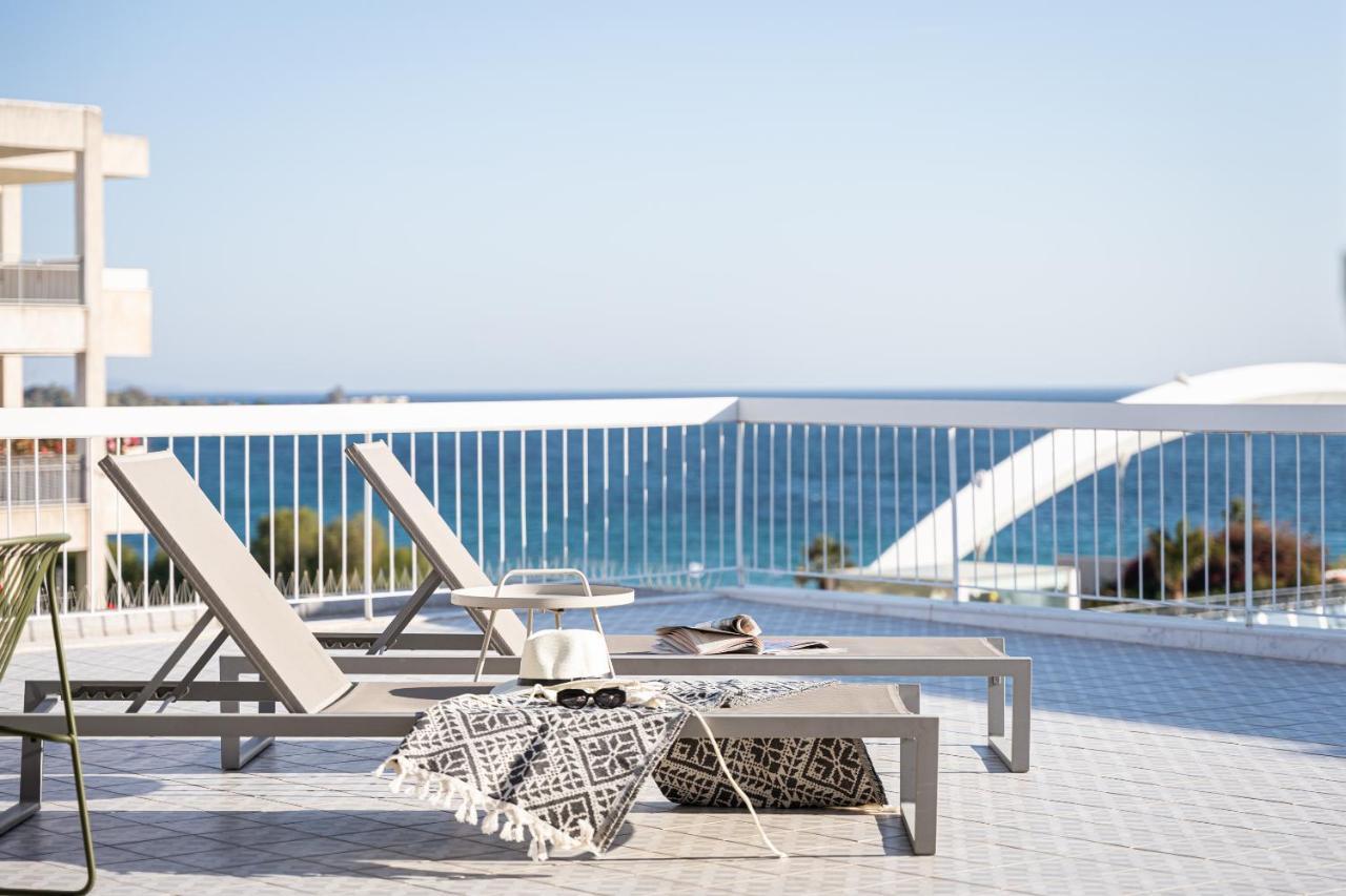 Sea View Beach Penthouse - Athens Coast Kültér fotó