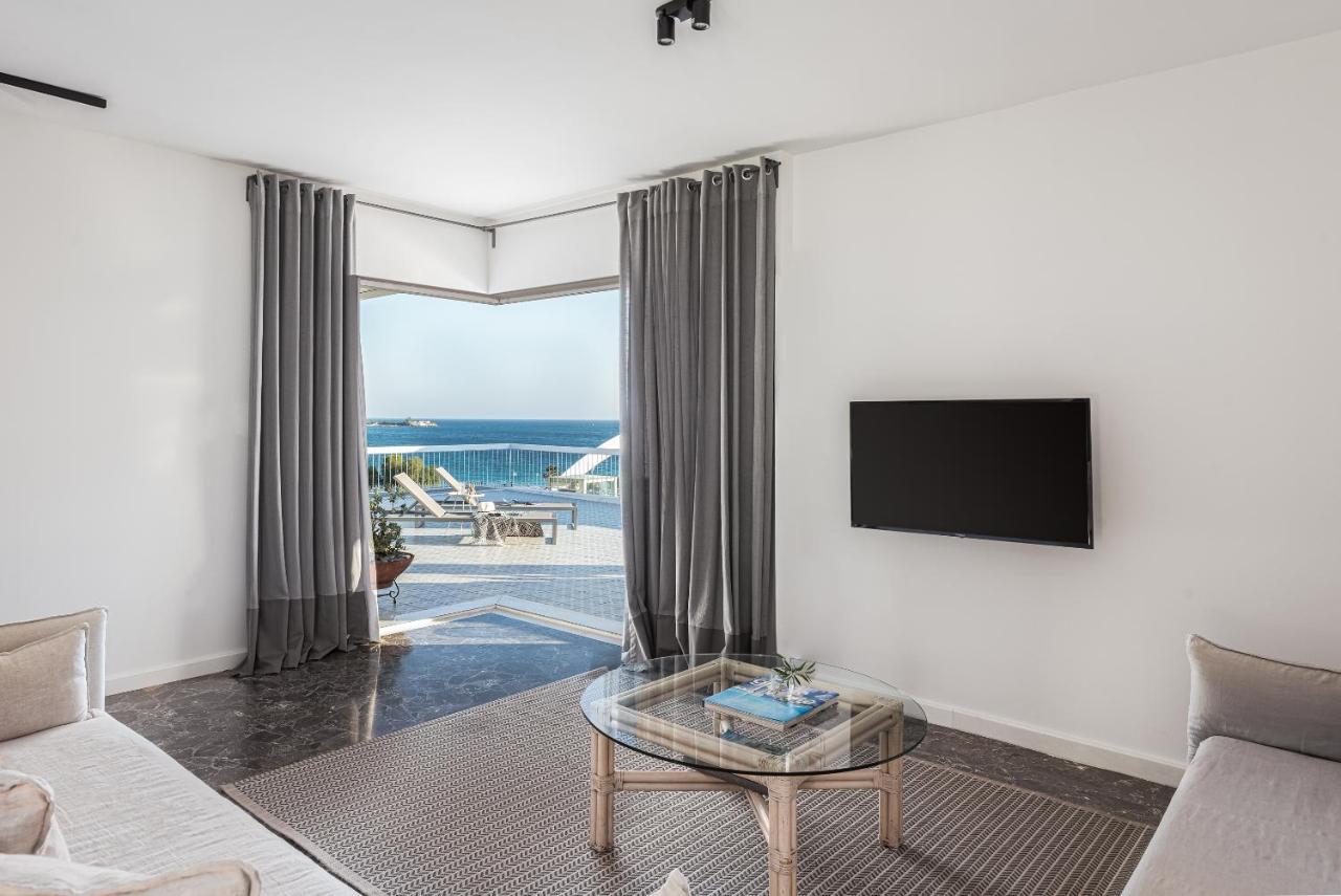 Sea View Beach Penthouse - Athens Coast Kültér fotó