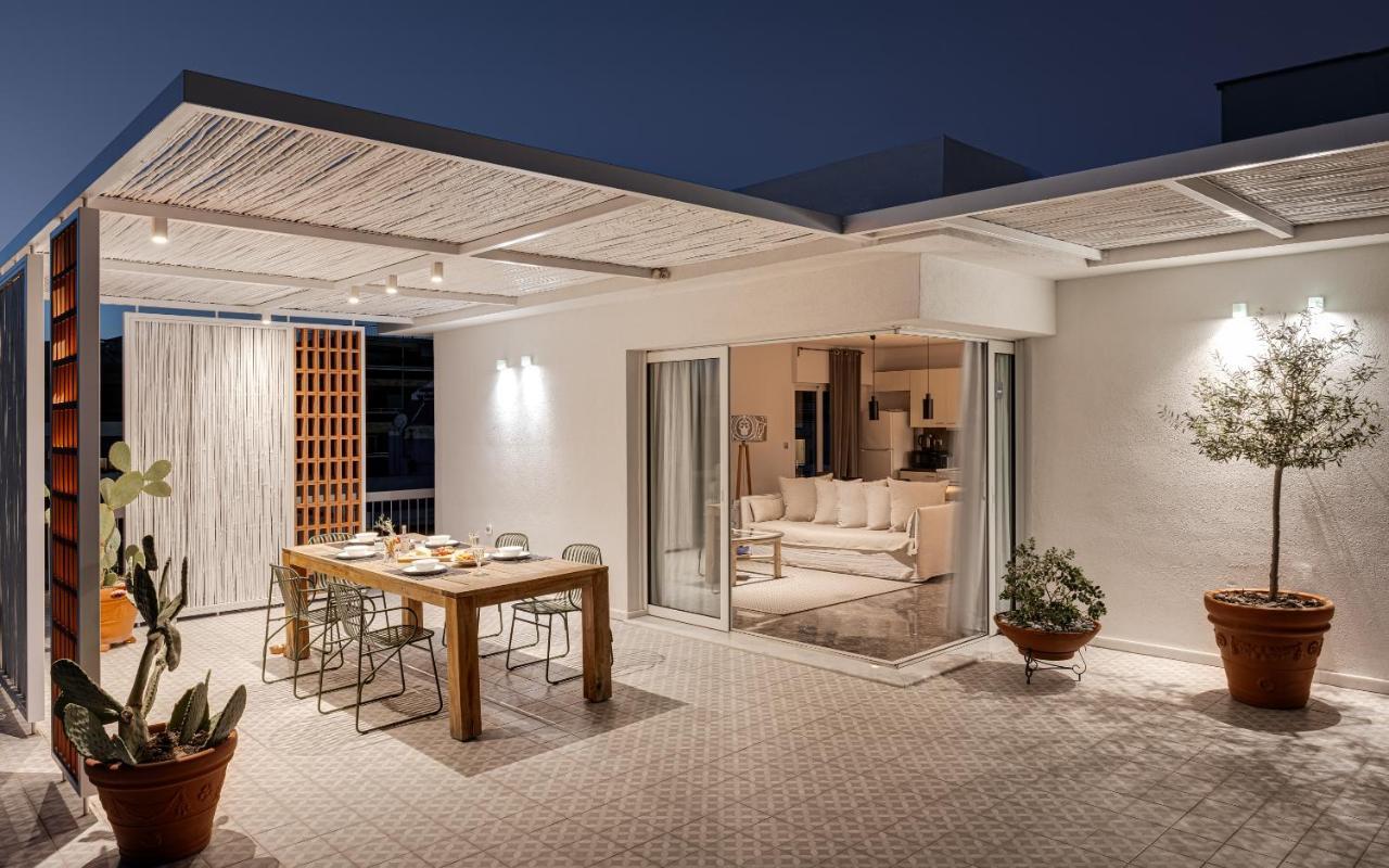 Sea View Beach Penthouse - Athens Coast Kültér fotó