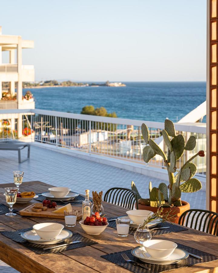 Sea View Beach Penthouse - Athens Coast Kültér fotó