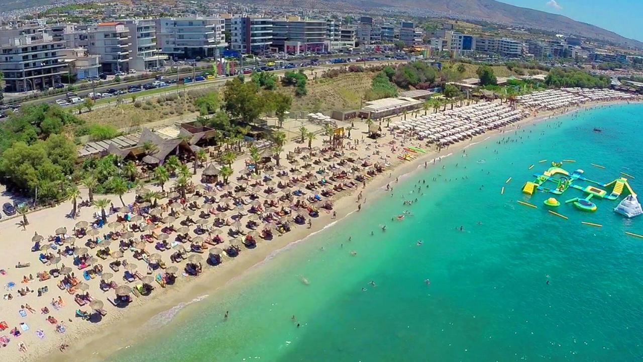 Sea View Beach Penthouse - Athens Coast Kültér fotó
