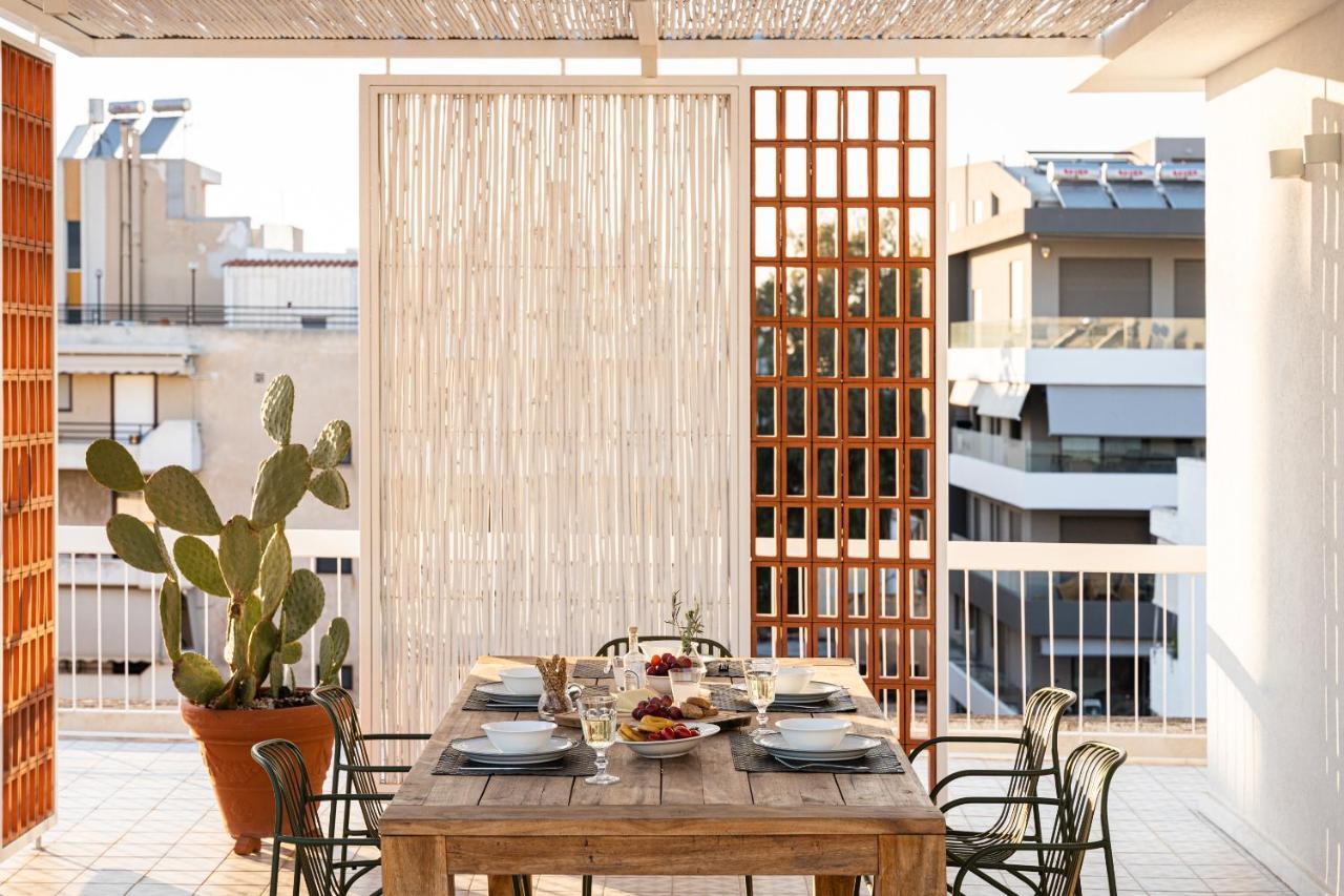 Sea View Beach Penthouse - Athens Coast Kültér fotó
