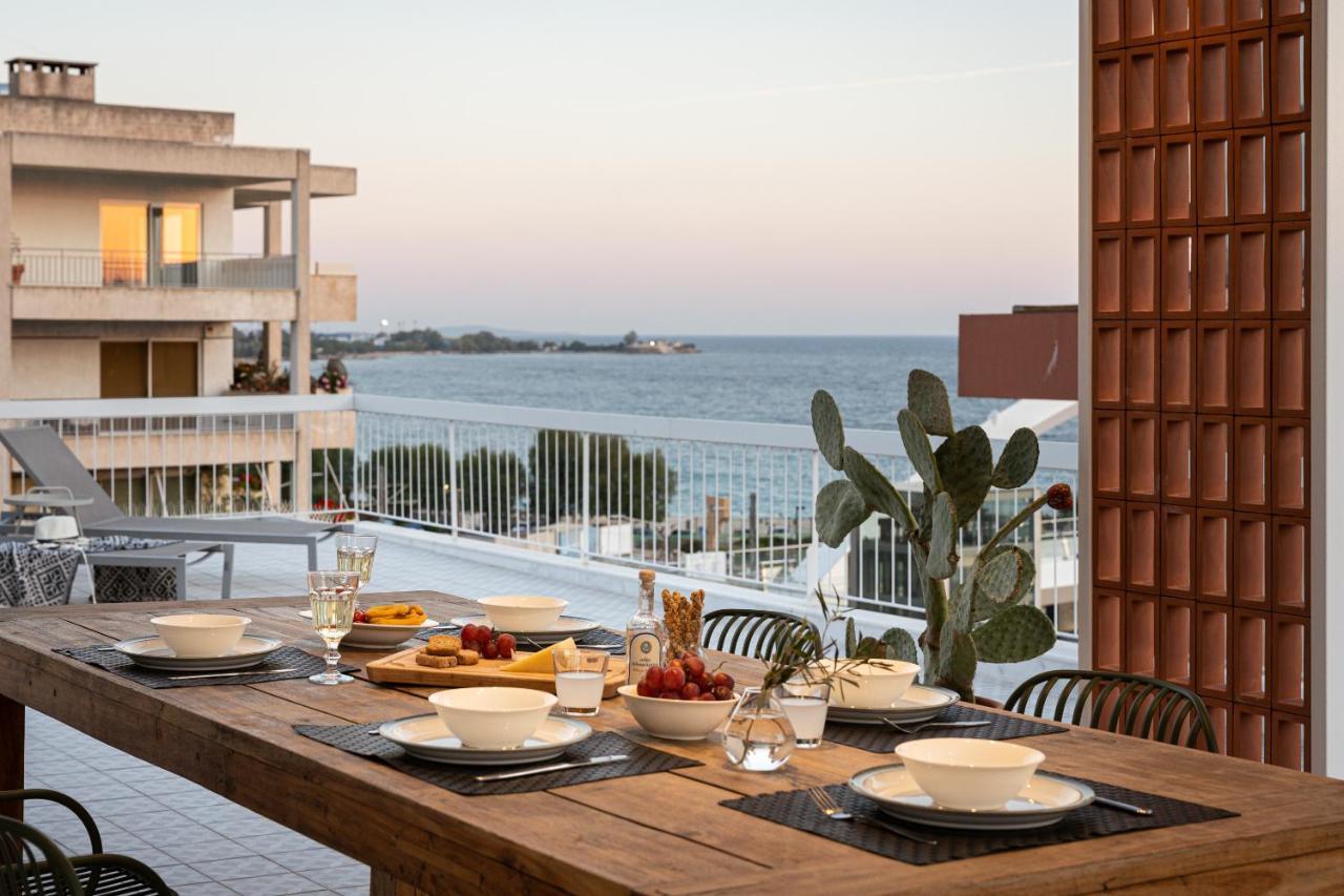 Sea View Beach Penthouse - Athens Coast Kültér fotó
