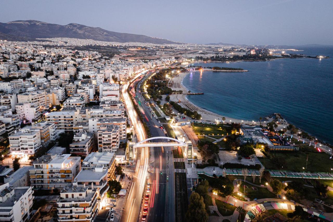 Sea View Beach Penthouse - Athens Coast Kültér fotó